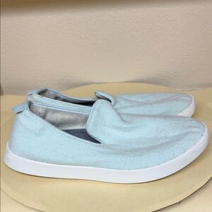 Allbirds Shoes Women Size 9 Green Mint Blue Merino Slip On Comfort Athleisure